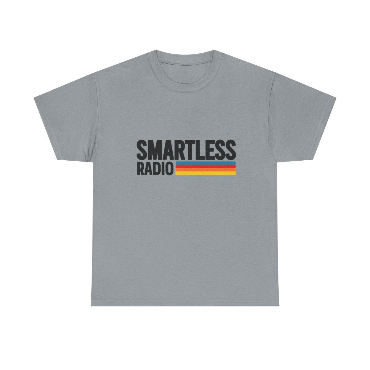 Smartless Radio Logo Tee | Vintage Stripe Logo T-Shirt SmartLess - alternate angle 5, merchandise
