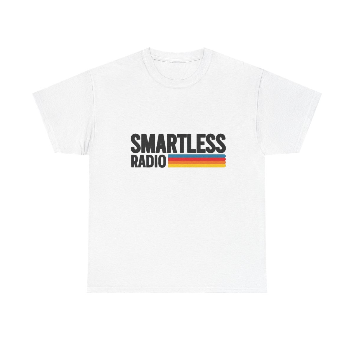 Smartless Radio Logo Tee | Vintage Stripe Logo T-Shirt SmartLess