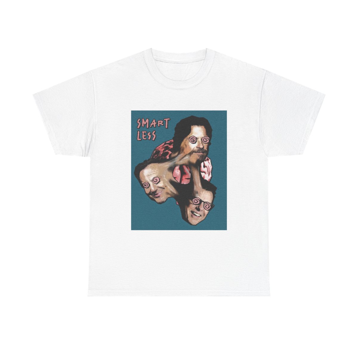 Smartless Podcast Faces Tee | Graphic Podcast Shirt, Comedy True-Crime Art SmartLess - Official T-Shirts merchandise