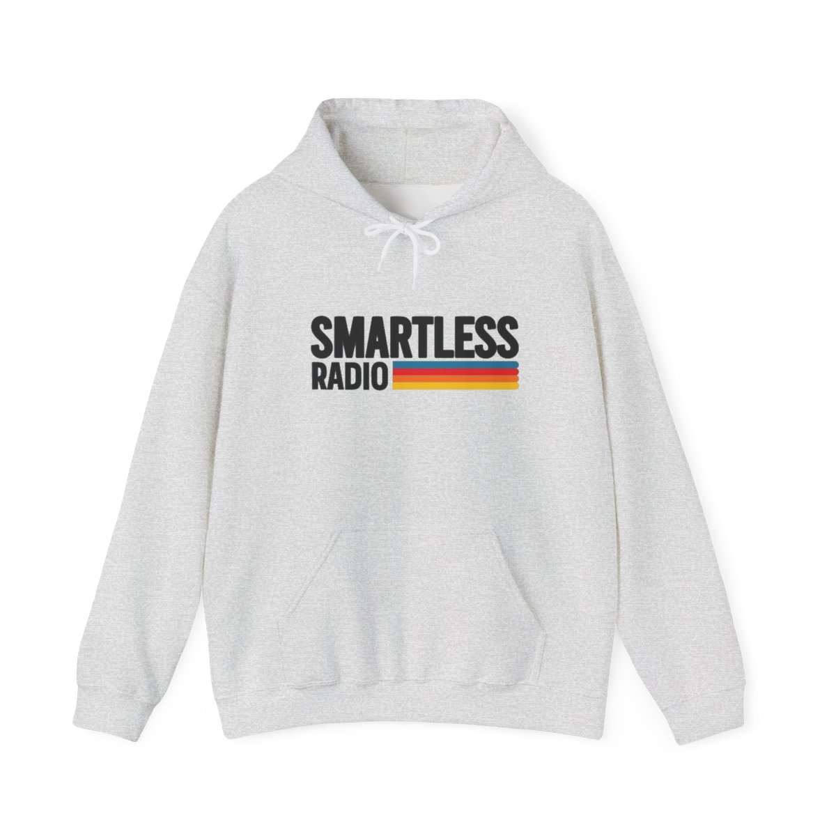 Smartless Radio logo Hoodie | Retro Stripe Podcast Merch SmartLess - alternate angle 2, merchandise