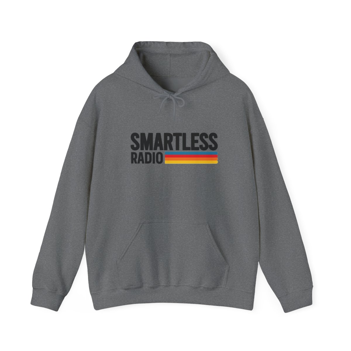 Smartless Radio logo Hoodie | Retro Stripe Podcast Merch SmartLess - alternate angle 4, merchandise