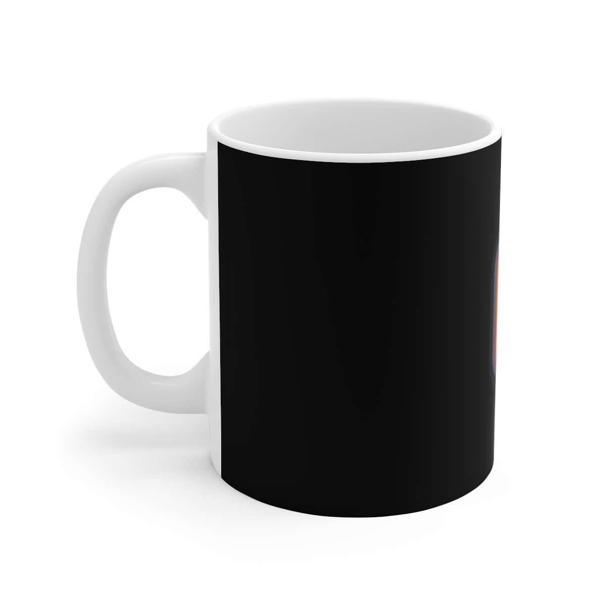 Farted Vintage Rainbow Text Mug | Funny Retro Typography Coffee Cup SmartLess - alternate angle 2, merchandise