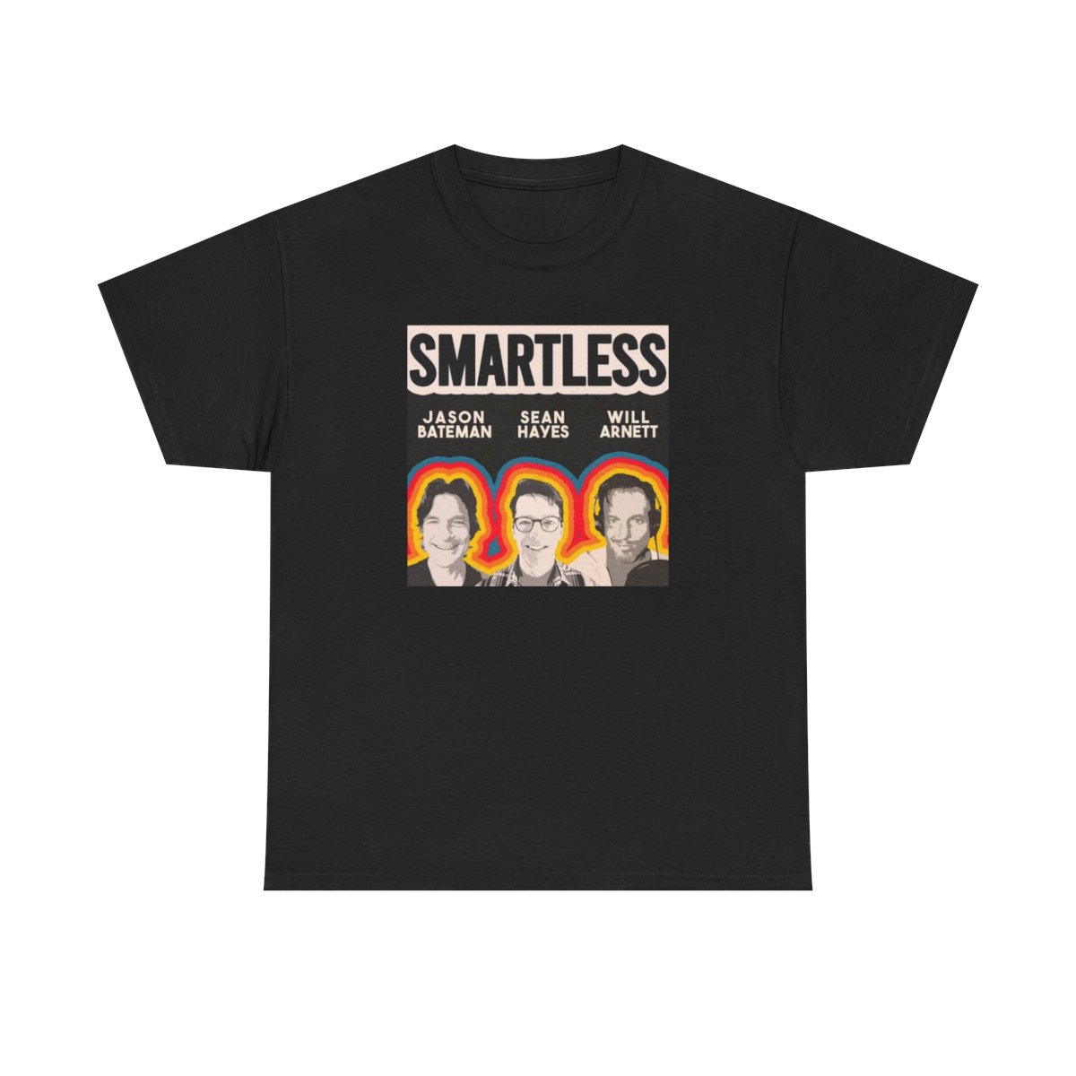 Smartless Trio Portrait Tee | Jason Bateman Sean Hayes Will Arnett SmartLess